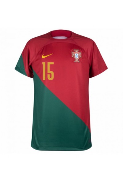 Fotbalové Dres Portugalsko Rafael Leao #15 Domácí Oblečení MS 2022 Krátký Rukáv